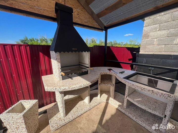 Зона барбекю с гарантией от производителя