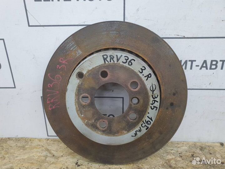 Диск тормозной задний Land Rover