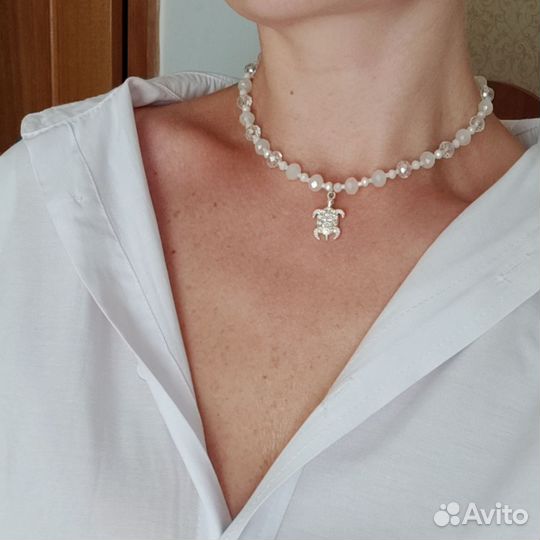 Чокер колье с подвеской 