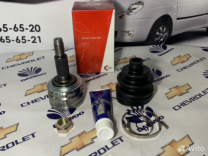 Шрус наружный комплект на Дэу Нексиа/Ланос