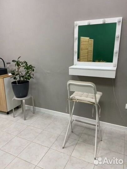 Гримерное зеркало с лампочками бу