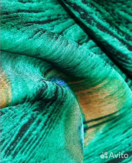 Палантин перо павлина