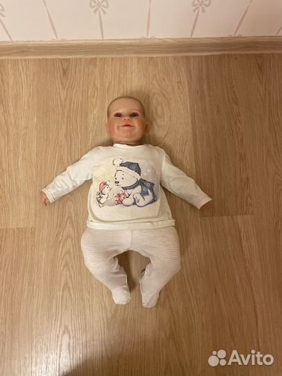 Кукла реборн девочка 60 см в идеальном состоянии