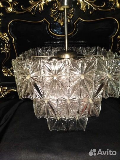 Люстра хрусталь СССР