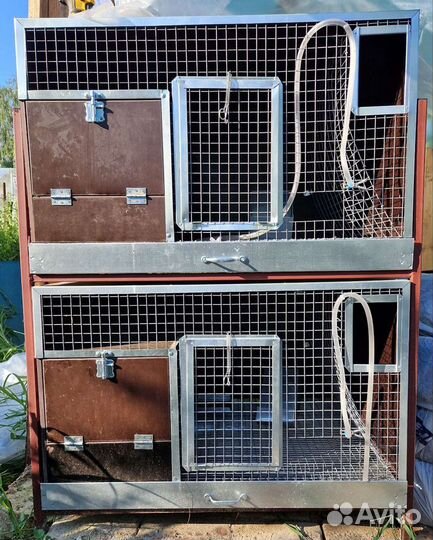 Клетка для кролика с маточником двухярусная