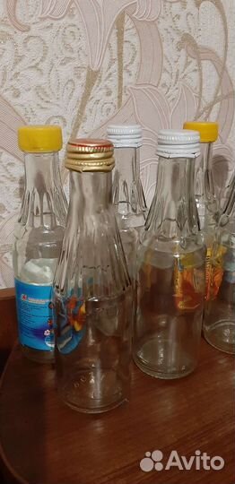 Бутылочки стеклянные, 0,2л