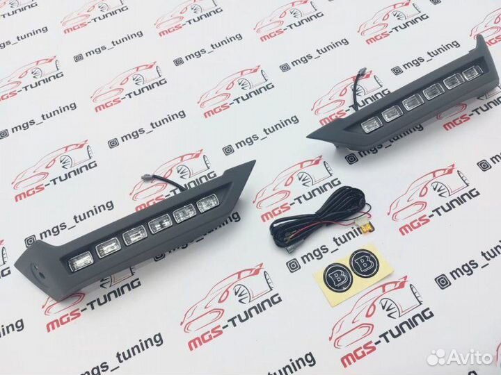 Уголки (B) с дхо на Mercedes G500 w463