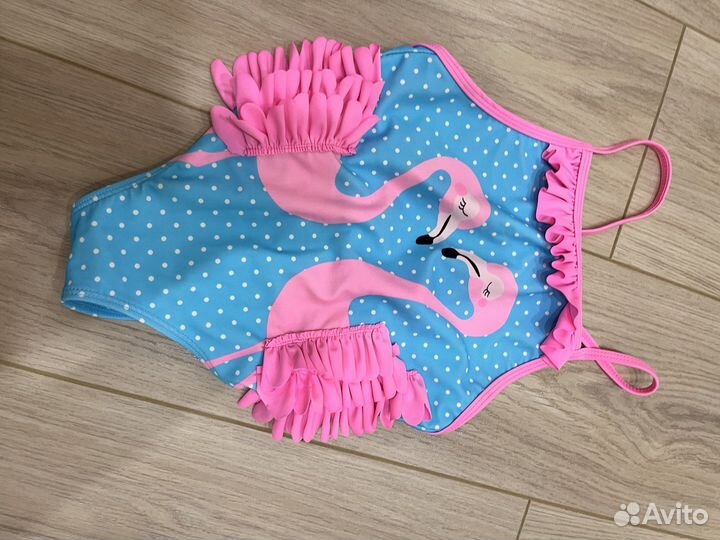 Купальник слитный детский размер 104см