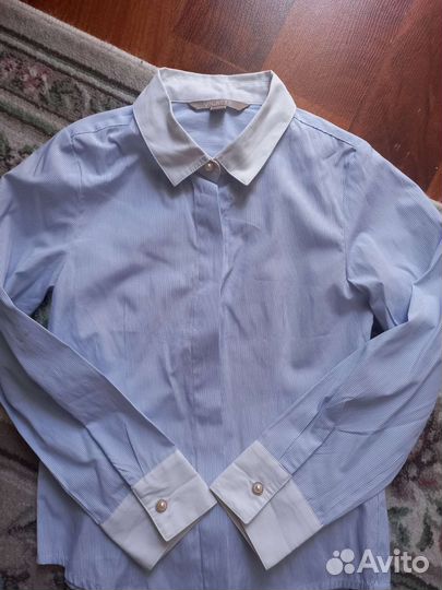 Блузка и брюки клеш для девочки 122см