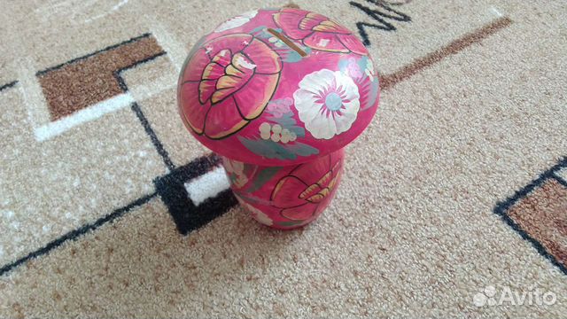 Копилка деревянная СССР грибок