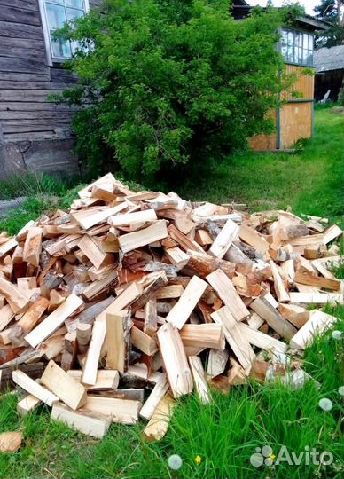 Дрова колотые Береза