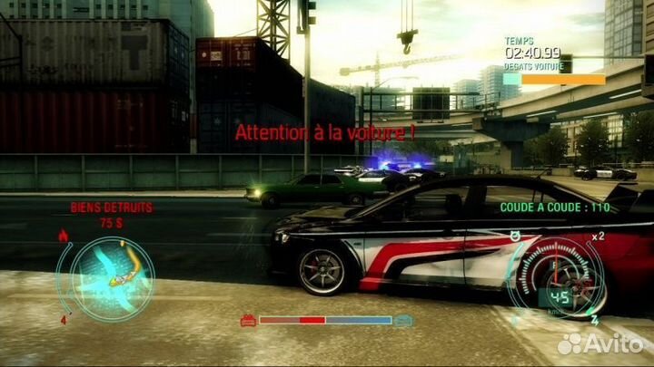 Need for speed Undercover Xbox 360 диск