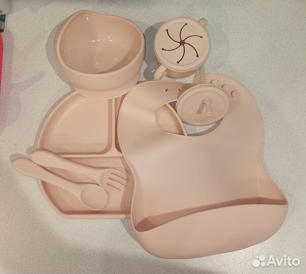 Силиконовая посуда для малышей