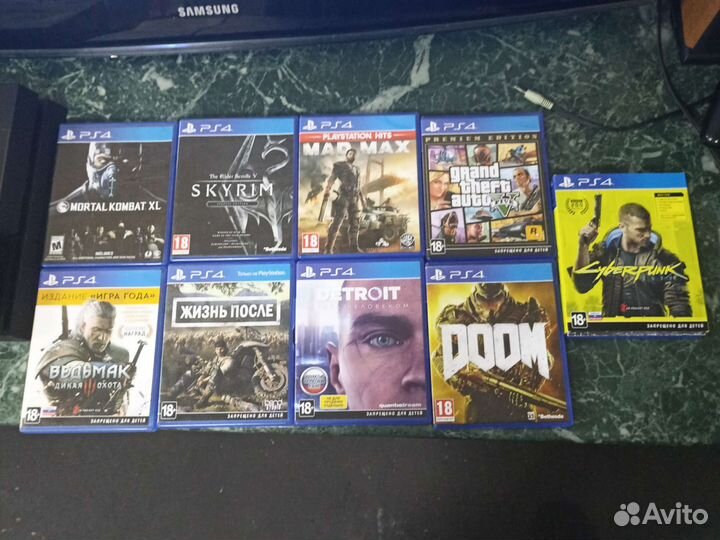 Диски на sony playstation 4