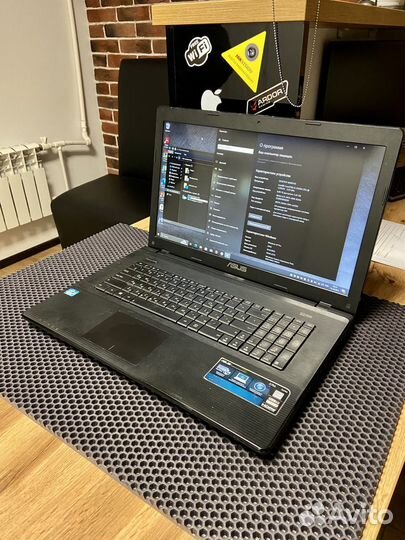 Ноутбук asus X75A на i3 с 8 Гб и ssd на 250 гб