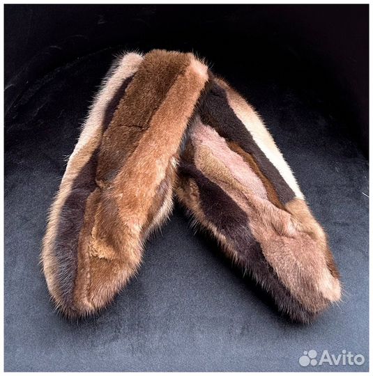 Варежки из норки кусковые