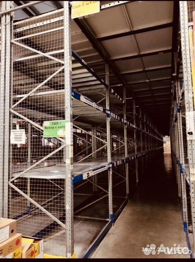 Стеллажи металлические