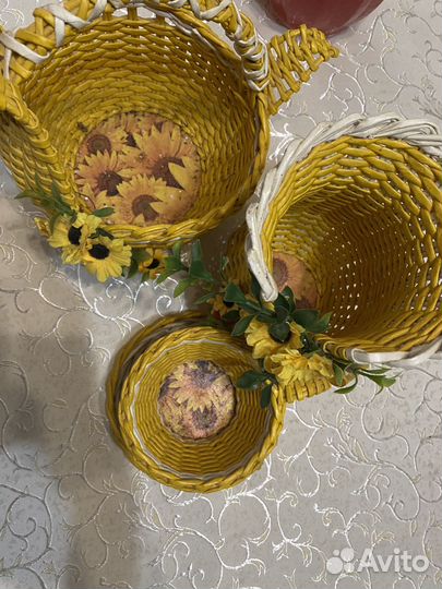 Плетеный набор