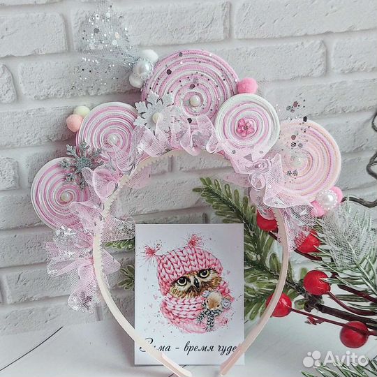 Ободок конфетка