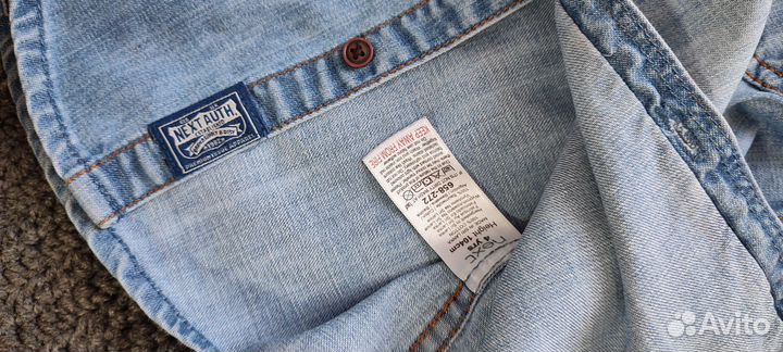 Джинсовая рубашка next 104