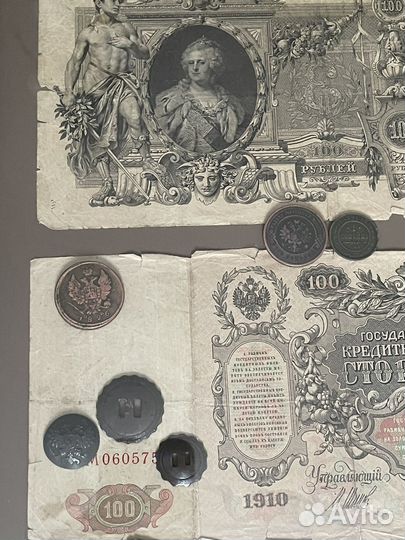 Панно из царских денег