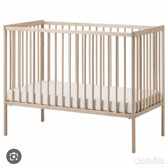 Детская кровать IKEA с матрасом