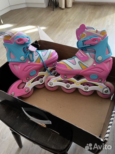 Коньки роликовые раздвижные 27-30 р