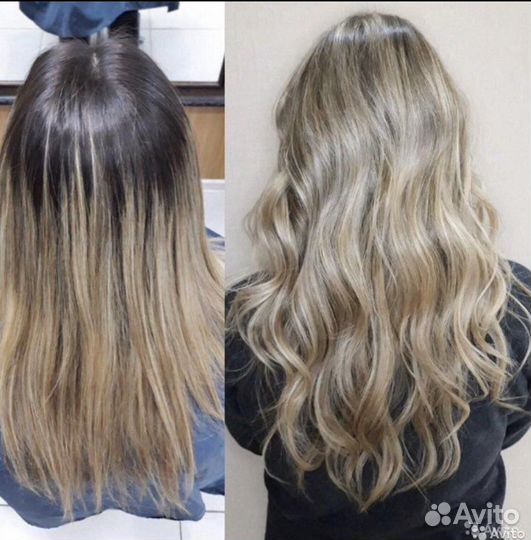 Стрижка и окрашивание волос Аиртач, Шатуш,Блонд