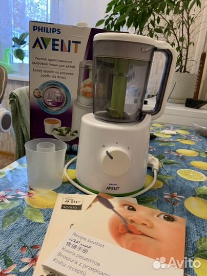 Пароварка блендер philips avent 2 в 1