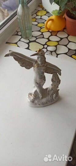Статуэтка времён СССР аист-балерина