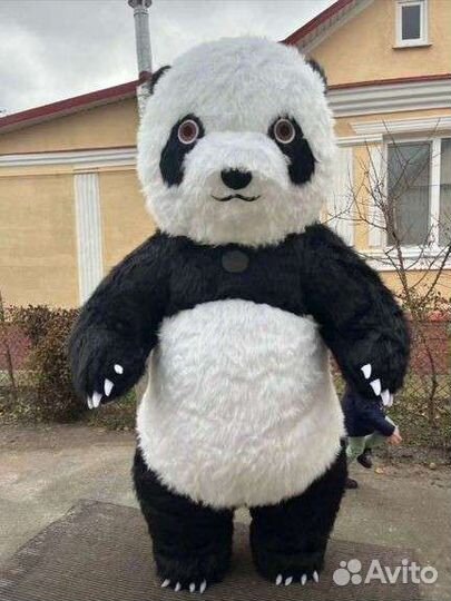 Аэрокостюм медведя, белый, бурый, панда