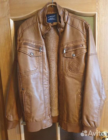 Кожаная куртка мужская