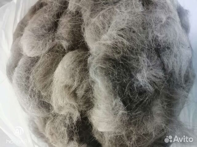 Собачья шерсть пух