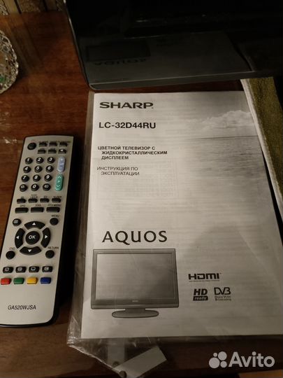 Телевизор на запчасти sharp 32 lc-32d44ru