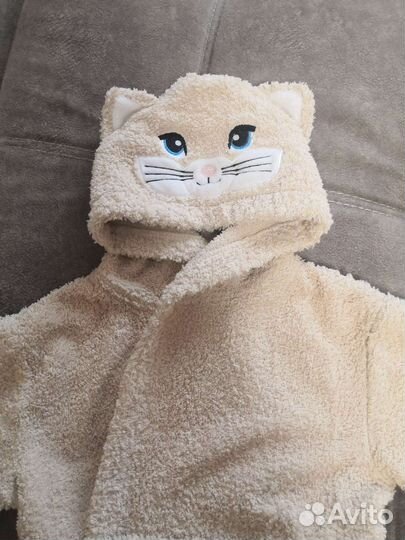 Детский махровый халат 74-80 размера