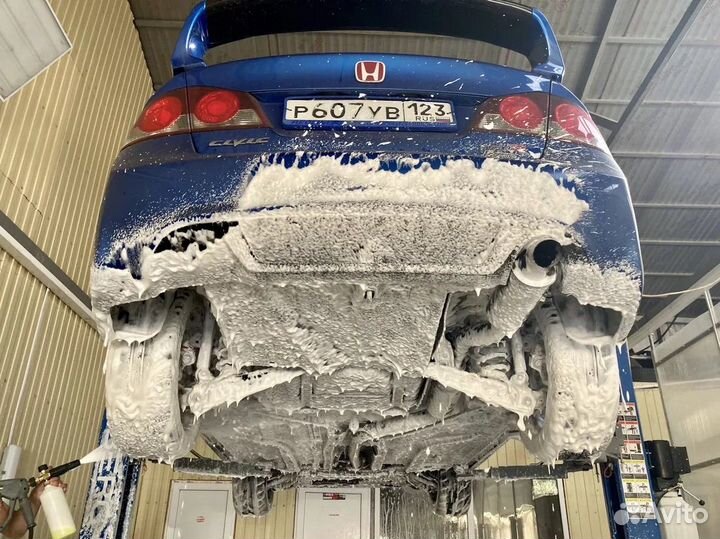 Мойка днища автомобиля