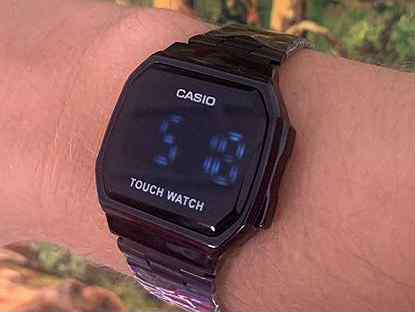 Часы сенсорные Casio black