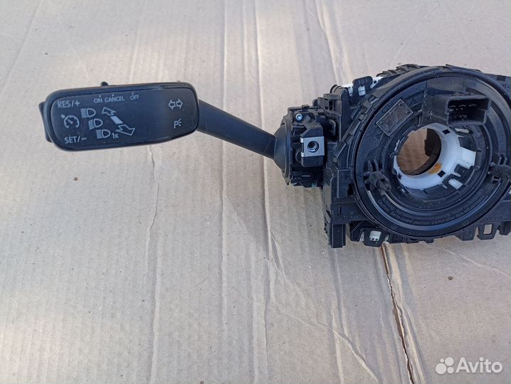 Подрулевой переключатель Skoda Octavia A7 с круиз