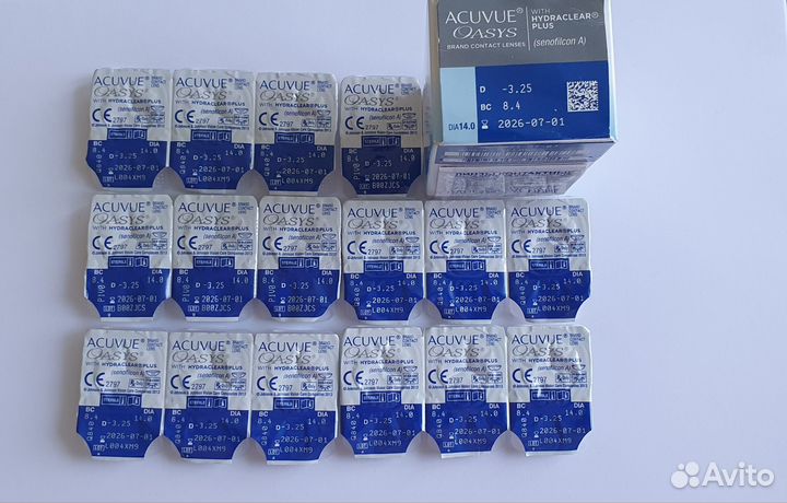 Линзы акувью оазис