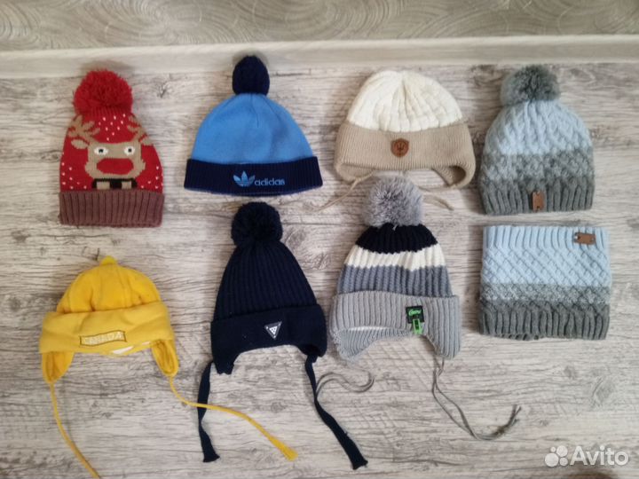 Шапка зимняя на мальчика 2 года