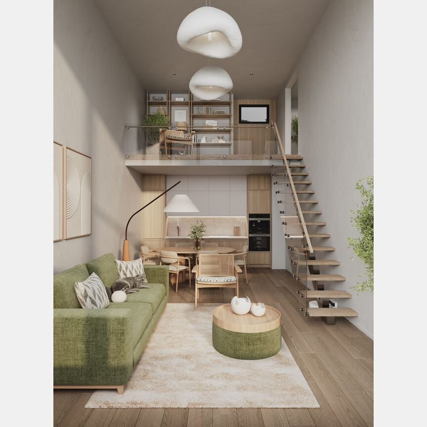 1-к. квартира, 41,9 м², 1/4 эт.