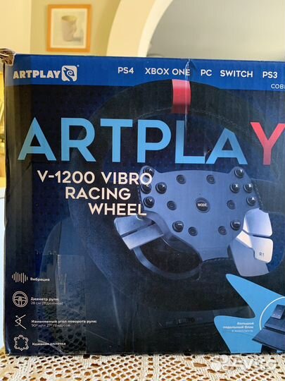 Игровой руль logitech V-1200 vibro
