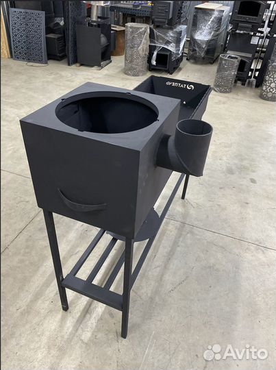 Мангал с печью под казан / В наличии