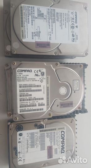 Жёсткие диски scsi Ultra320 146.8GB, 72.8GB, 36.4G