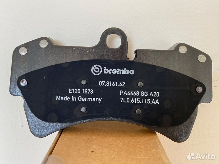 К-т передних тормозных колодок Porsche Cayenne 9PA