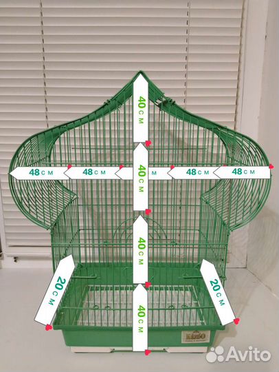 Клетка для среднего попугая