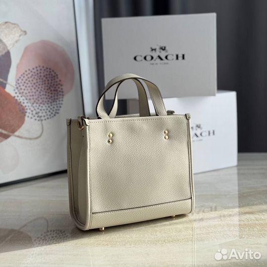 Сумка женская натуральная кожа шопер coach