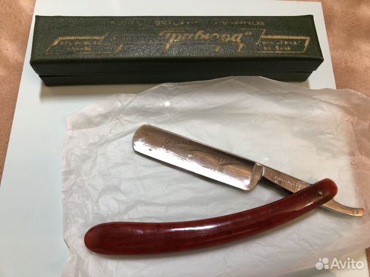 Новая коллекционная опасная бритва, правка и камни