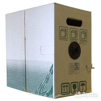 Кабель UTP Андижан ксв пв CU кат.5e 4 пары 1,0м 0