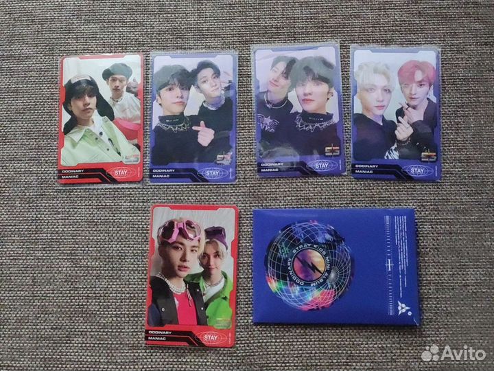 К-поп юнитки карты stray kids oddinary